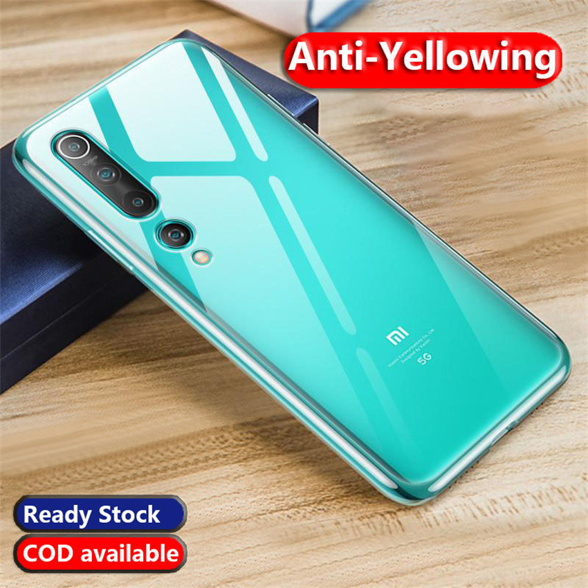 Xiaomi Mi 10 5G Mi 10 Pro 5G 4G M2001J2G M2001J2I M2001J1G Non-Yellowingกันกระแทกโทรศัพท์กันชนปกหลัง
