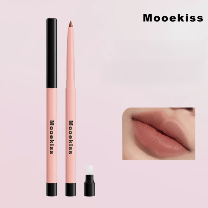 MOOEKISS ลิปไลเนอร์ คอนทัวร์ เนื้อสีนู้ด ช่วยให้สีดูเป็นธรรมชาติไม่ซีดจาง