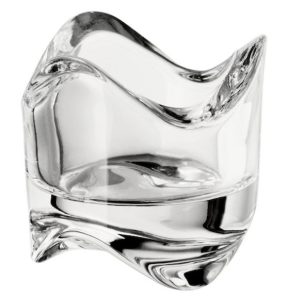 P&P_chic shop COZY แก้วใส่เทียน รุ่น Wavy 6x6x6 ซม.