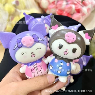 💖ของเล่นบีบสกุชชี่ รูปการ์ตูนแมวน่ารัก เหมาะกับเล่นคลายเครียด สําหรับตกแต่งห้องนอน สํานักงาน-Kuromi bdsm toy