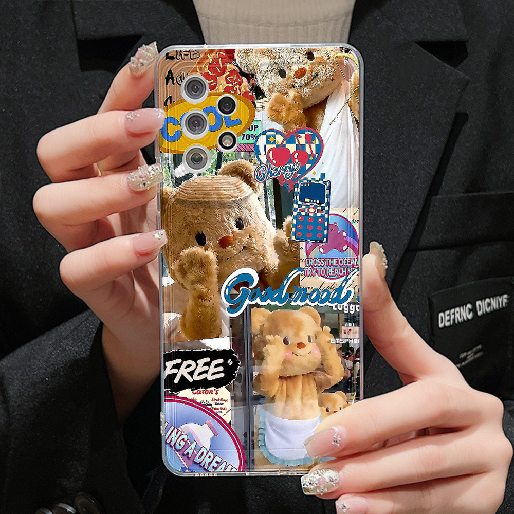 เคสSamsung A55 5G ลายน่ารัก สำหรับ Samsung AS23Ultra A54 A24 A04S A03S A15 A13 A33 A23 A22 A34 A53 S23 S24 S22 FE Ultra