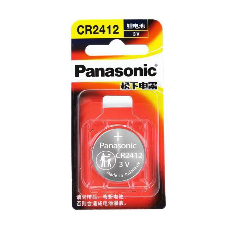 ถ่าน ถ่านPanasonic Lithium CR2412 3V แพคบรรจุ1ก้อน(สึแดง)