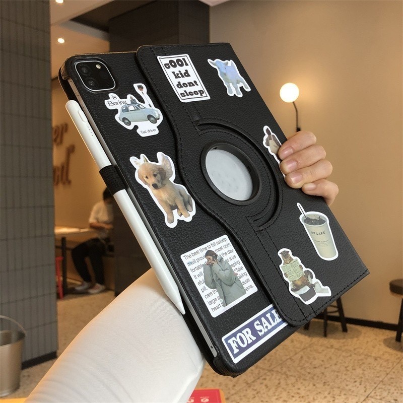 360.เคส หมุนได้ 360° สําหรับ Samsung Galaxy Tab A7 lite/Tab S6 lite/Tab A9 A11 Plus S9 FE S9FE S7 S8 A11Plus ลายการ์ตูน