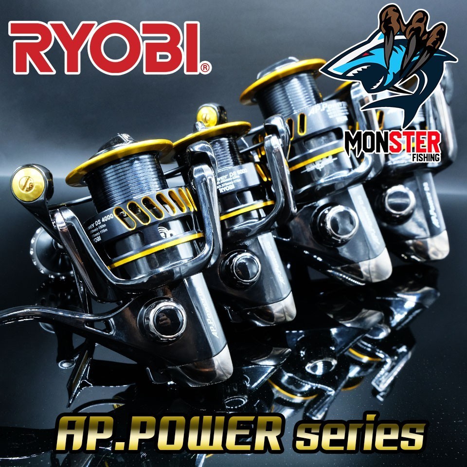 รอกสปินนิ่งเรียวบิ RYOBI AP.POWER DS Series 4000,5000,6000,8000 ( BLACK GOLD)