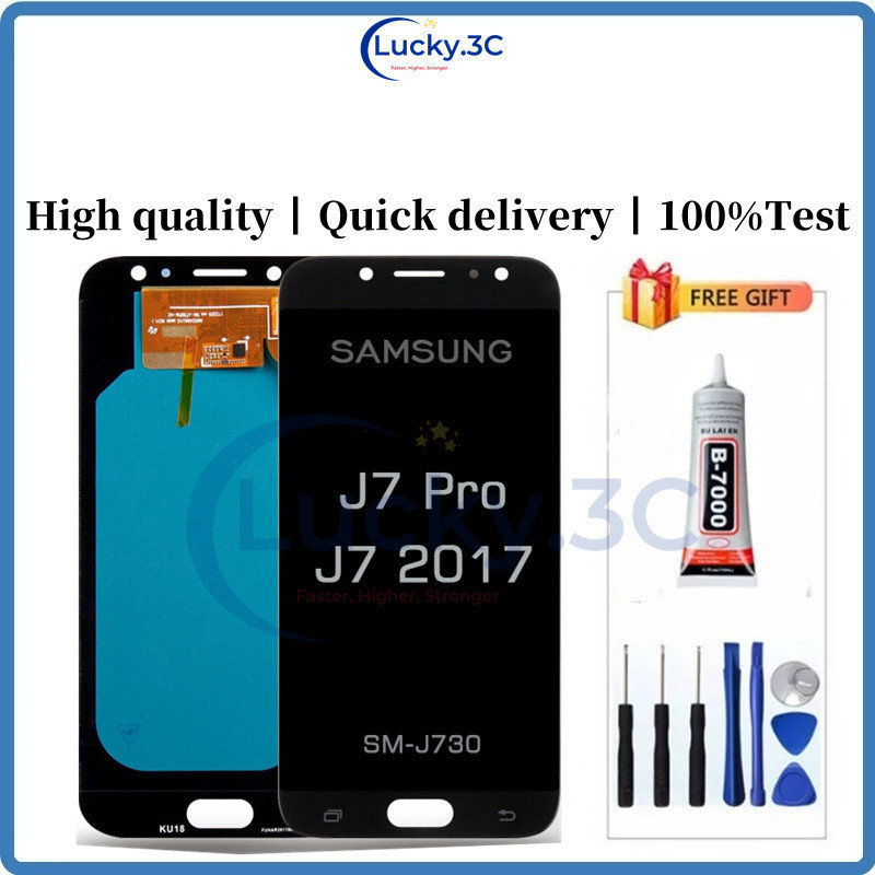 สําหรับ SAMSUNG Galaxy J7 PRO J7 2017 J730 J730G J730G/DS SM-J730 LCD หน้าจอสัมผัสเปลี่ยน Lucky.3C