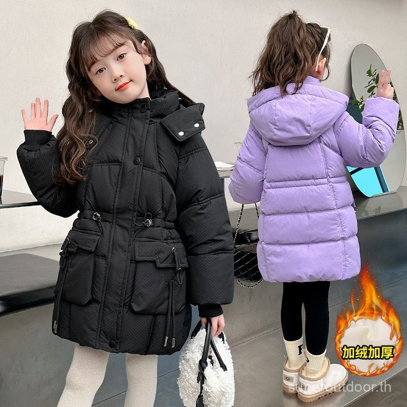 ใหม่สไตล์ตะวันตก girls'cotton-padded เสื้อผ้าฤดูหนาวเสื้อผ้าเด็กผ้าฝ้ายฤดูหนาวหนาสาวน้อยเสื้ออินเทรนด์12ปี4CGE