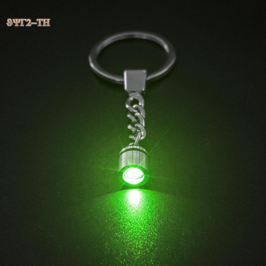 ไฟ LED ขนาดเล็กกลางแจ้งไฟฉายเรืองแสงพวงกุญแจจี้ DIY เรซิ่นอีพ็อกซี่อุปกรณ์เสริม