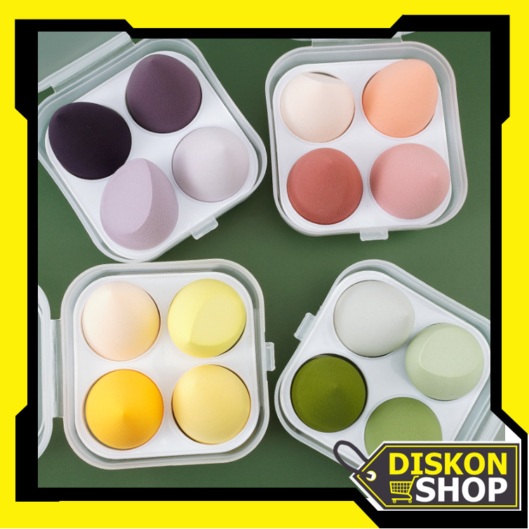 Shop - F6276 4 in 1 Blender Puff Sponge / Beauty Sponge Set Make Up