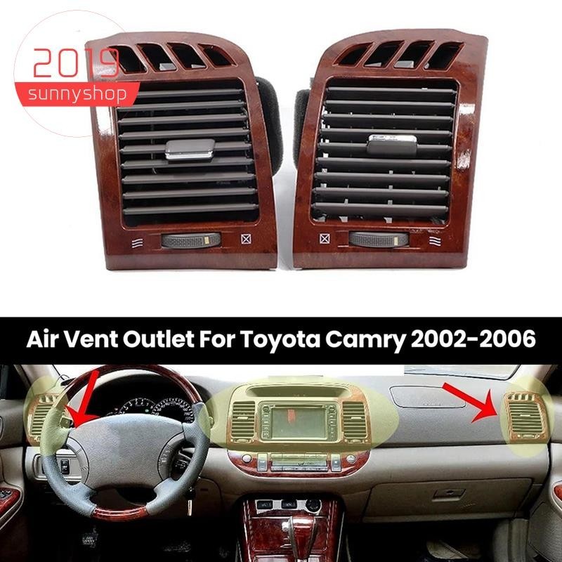 [sunnyshop2019]Car Air Vent Outlet แผงแดชบอร์ดสําหรับ Toyota Camry 2002-2006 55650-AA020-BO อะไหล่ทดแทน