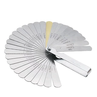[ส่งด่วน กทม] ฟิลเลอร์เกจ 32 ชิ้น FEELER GAUGE เกจวัดระยะห่าง แผ่นวัดความหนา ตั้งวาล์วรถยนต์ มอเตอร์ไซค์