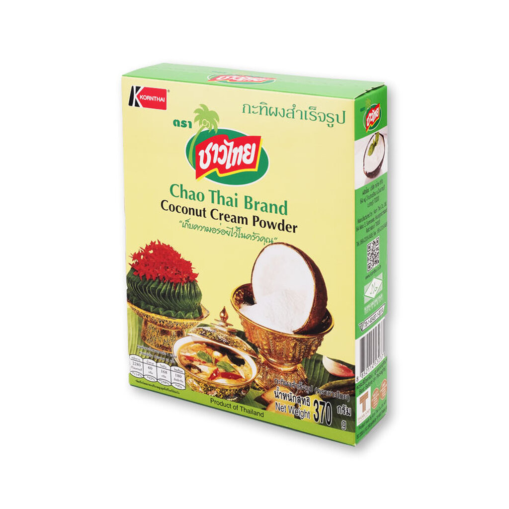 กะทิผงสำเร็จรูป ตราชาวไทย Chao Thai Brand Coconut Cream Powder 370 g. (05-4350)