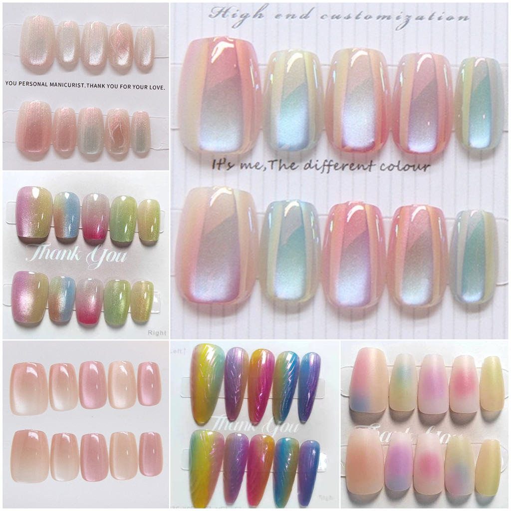 Cat Eyeummer Collection Solid S Color Wearing เล็บปลอม-M007-M323