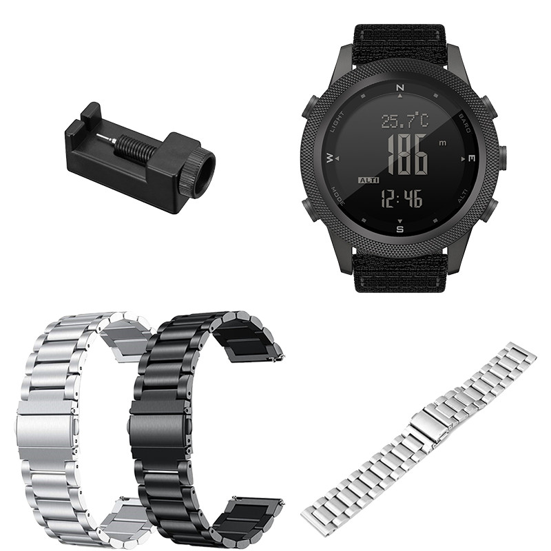 สายโลหะ 22 มม. เหมาะสำหรับ North Edge Apache46