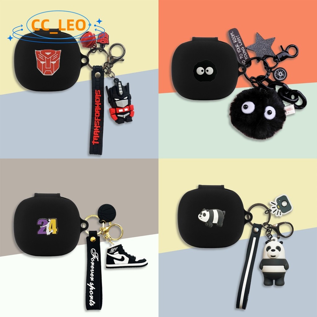 Case for EarFun Air Pro4 Cartoon Shoe Keychain Pendant Suitable for EarFun Air Pro4 Silicone Soft Case Shockproof Shell Protective Sleeve