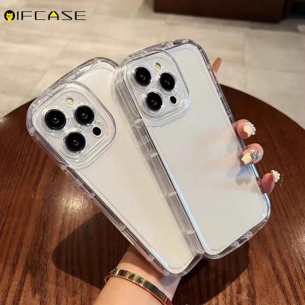 สําหรับ Vivo X100 X100s X90 X80 X70 X50 Pro Ultra X60 X30 X27 X23 เคสโทรศัพท์รูปไข่รอบโปร่งใสถุงลมนิรภัย Anti Fall กันกระแทก Drop Proof Simple Soft ปลอกกรณีฝาครอบ