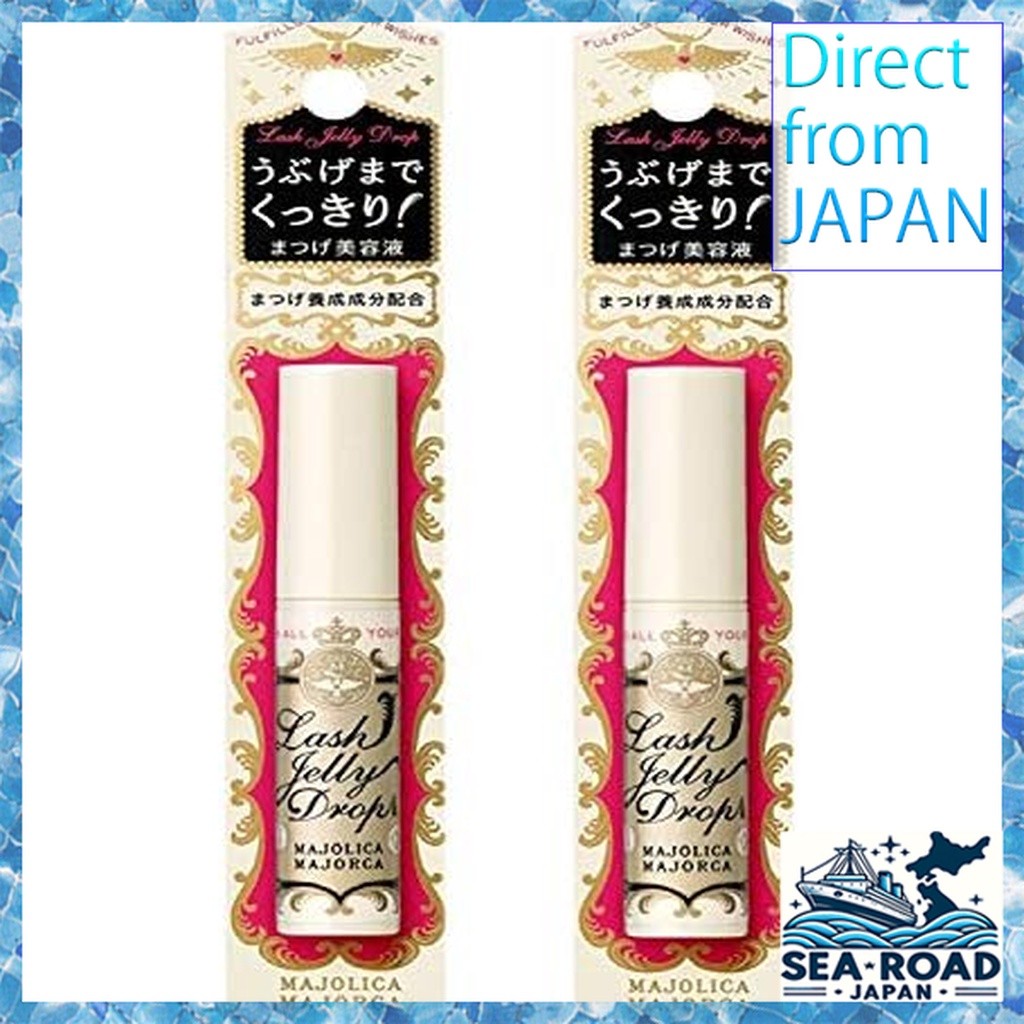 Lash Jelly Drop EX 5.3g x 2-piece set [Majolica Mallorca] Eyelash serum that gives firmness and defi