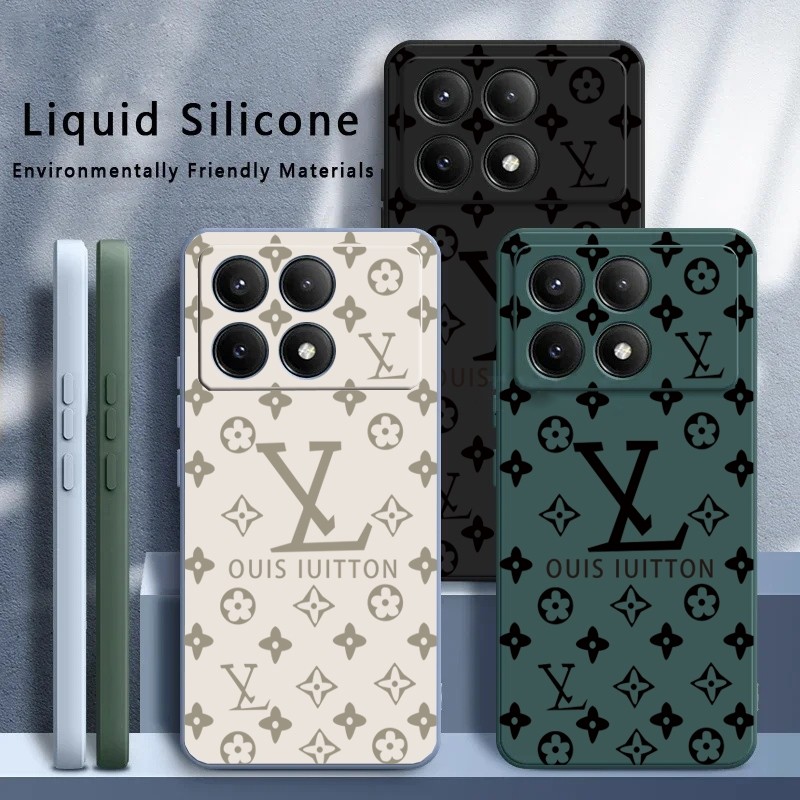 [สต๊อกพร้อม]เคสโทรศัพท์หรูหราสําหรับ POCO F6 Pro 5G เคสซิลิโคนนุ่มกันฝุ่นกันกระแทกสําหรับ POCO F6 5G