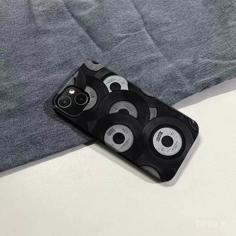 คอลเลกชันแผ่นเสียงไวนิลที่เรียบง่ายเคสโทรศัพท์มือถือ iPhone สำหรับ iPhone 7/8PLUS 13 15 14 11 PROMAX 12PROMAX xsmax เคสโทรศัพท์มือถือ XR 15 14 13 Pro XS ทนทานทนทาน11pro เคสแข็งป้องกัน qwta ราคา ถูกที่สุด ดีลบีเคเค แกลเลอรีภาพที่ 2