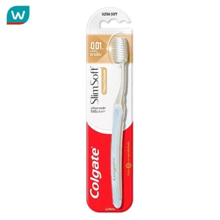 Colgate คอลเกต แปรงสีฟัน สลิมซอฟท์ พลัค รีลีส 1 ชิ้น