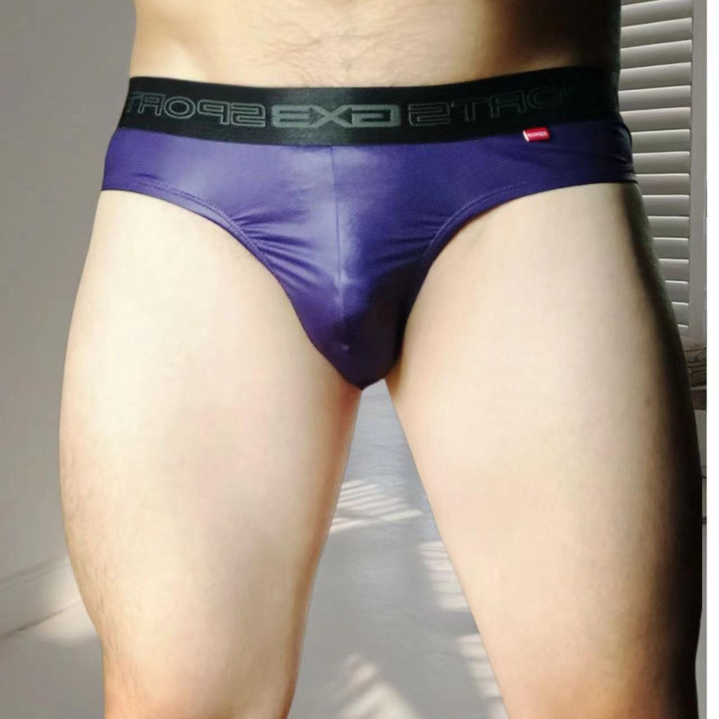 GX3 underwear กางเกงในชายเซ็กซี่ กางเกงในสีดํา บาง ผ้ามีความยืดหยุ่นมาก ความโปร่งใสเล็กน้อย หายใจได้ เอวต่ํา