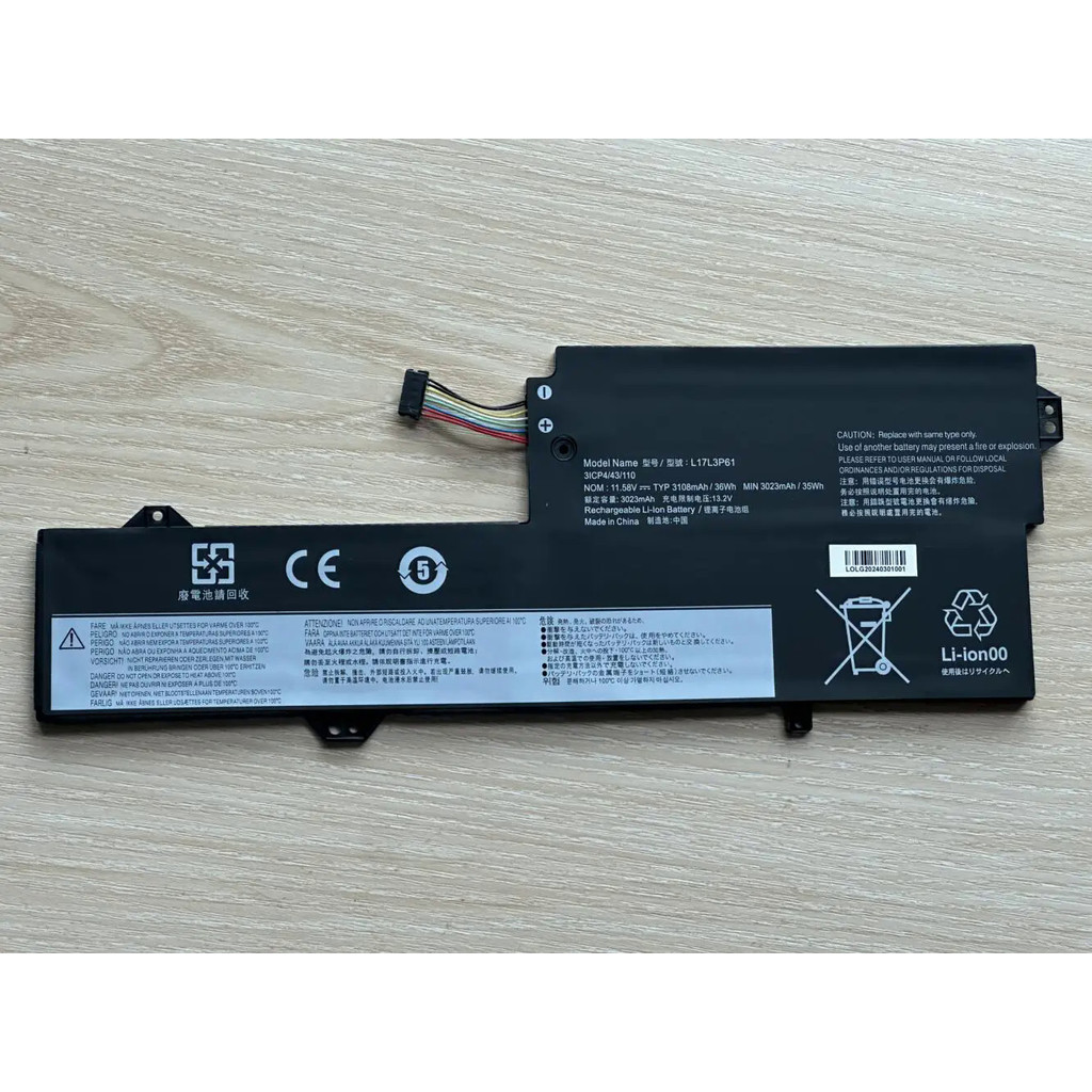 แบตเตอรี่แล็ปท็อป  For Lenovo IdeaPad 320S-13IKB Yoga 720-12IKB xiaoxin 7000-13 L17L3P61 L17C3P61 L1