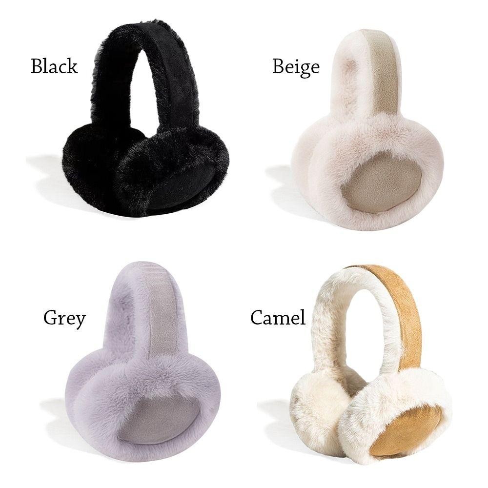 BLUECALDON ที่ปิดหูตุ๊กตาแบบพับได้ นุ่มสบาย สำหรับผู้ชายและผู้หญิง ในฤดูหนาว - รูปที่ 3