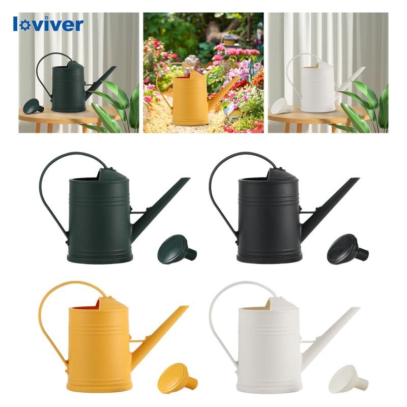 [Loviver] บัวรดน้ํา 2000 มล., เครื่องมือทําสวนตกแต่ง, หัวฉีดยาว, ใช้งานได้จริง, กระจกฝ้าสําหรับสวน
