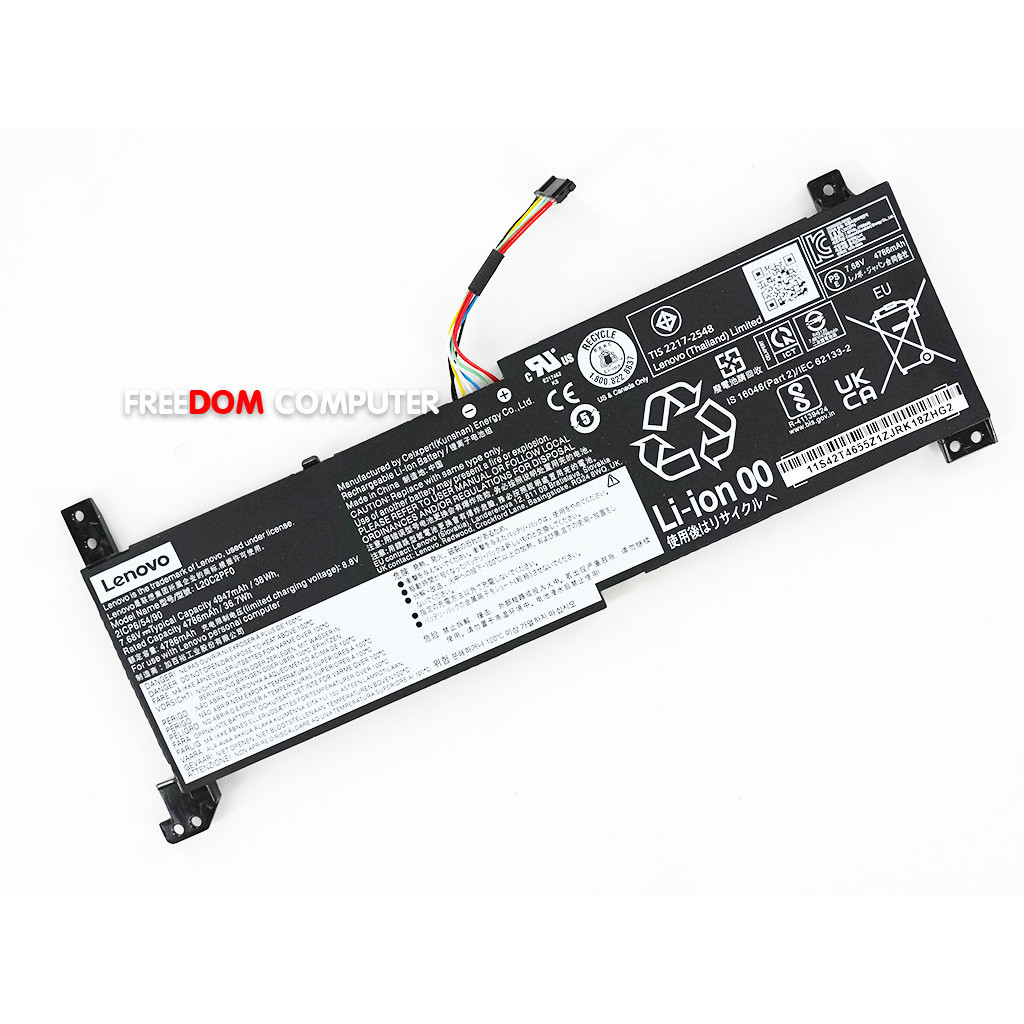 แบตเตอรี่โน๊ตบุ๊ค(แท้) L20C2PF0 L20C3PF0 L20M2PF0 L20L2PF0 L20M3PF0 L20L3PF0 ThinkPad V14 Gen2 V14 G