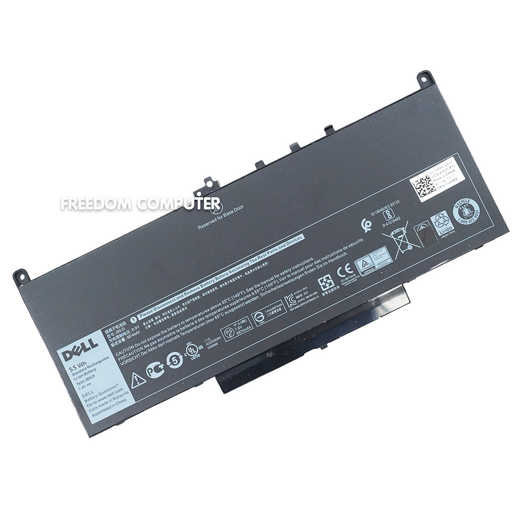 แบตเตอรี่โน๊ตบุ๊ค (แท้) 0J60J5 Dell Latitude E7270, E7470 BATTERY NOTEBOOK