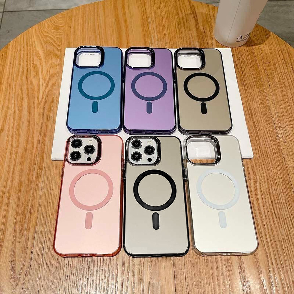 ชุบด้วยไฟฟ้าแม่เหล็กอ่อนนุ่มเคส For Samsung Galaxy S24 Ultra S23 FE S23 Plus S24Ultra S23Ultra S24Plus S24FE เคสทรศัพท์