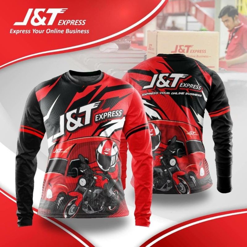 Jersi JT EXPRESS PEKERJA COURIER / จัดส่ง J&T
