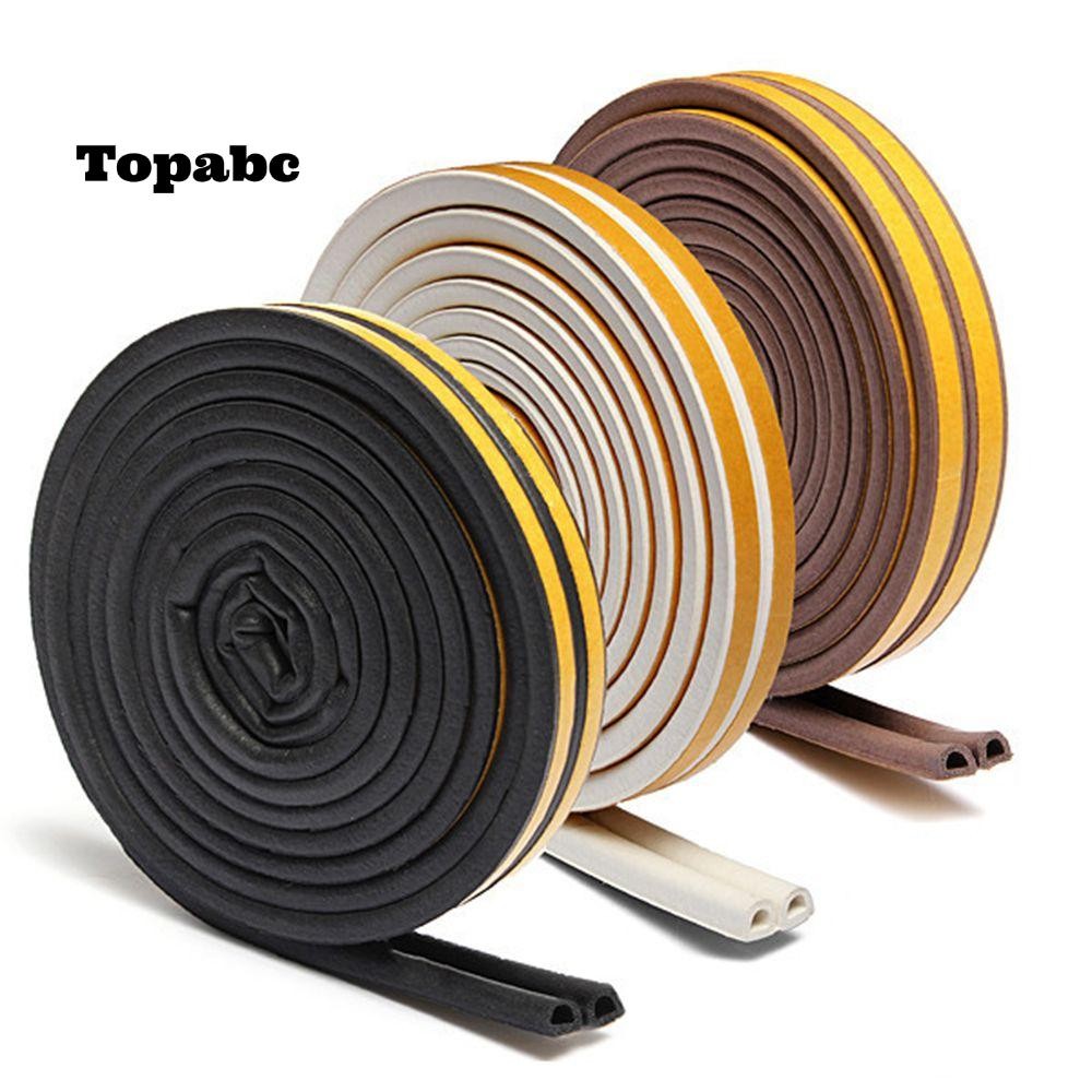 Top 5/10M แถบซีลกันเสียงแถบสภาพอากาศยาง Draught Excluder