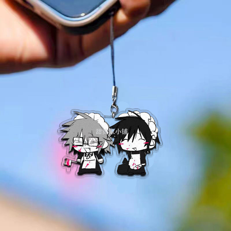Ranfren พวงกุญแจ man โทรศัพท์มือถือ lanyard key chain ผู้หญิงพวงกุญแจแหวนสําหรับกางเกงเด็กจี้คุณภาพสูงแฟชั่น brelok