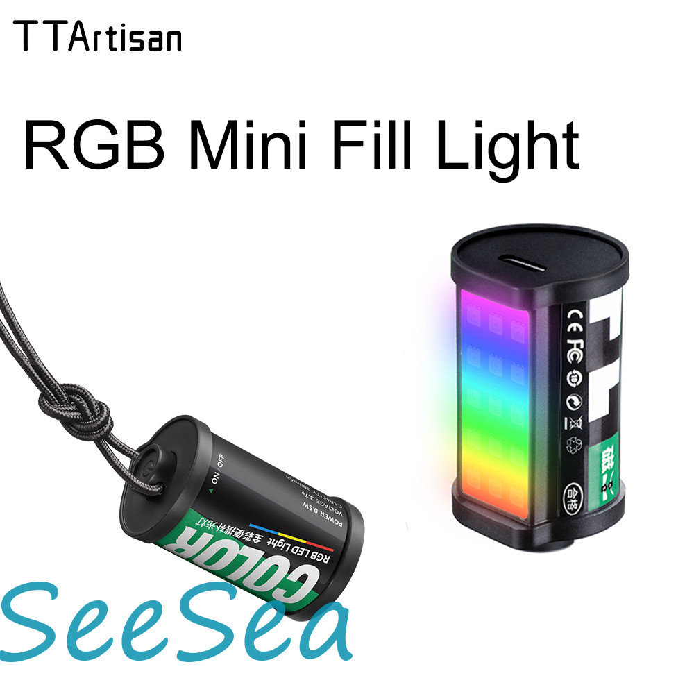 Ttartisan RGB Mini Magnetic LED เติมแสง 400-750nM แสงที่มองเห็นได้