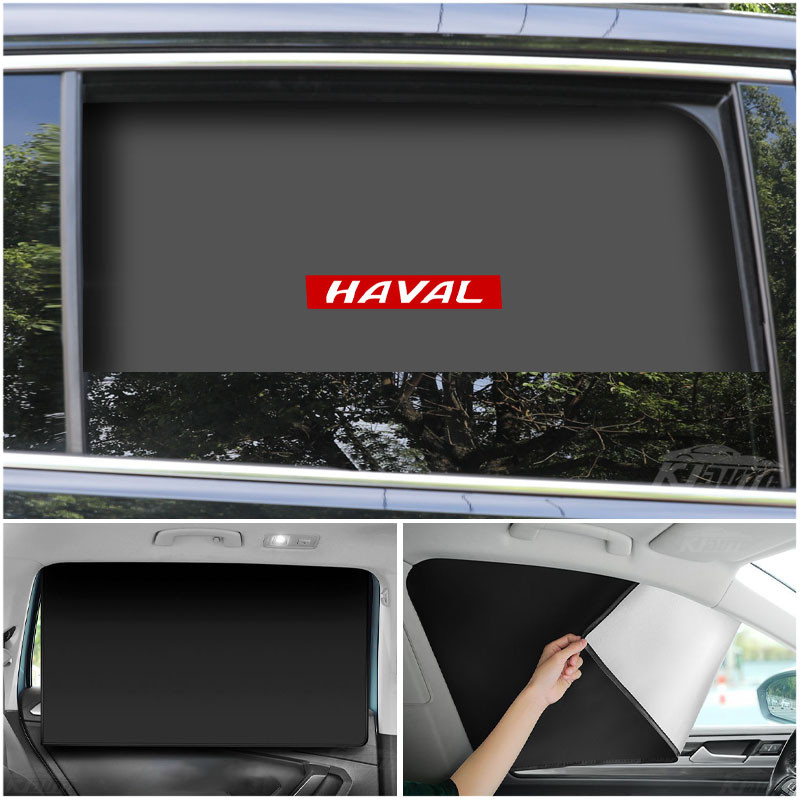 ยอดขายรายเดือน 10000+ Haval Magnetic Sunshade UV ทนรถกระจกหน้าต่างฉนวนกันความร้อนร่มบังแดดร่มสําหรับ H6 H6S H6 Phve Jolion Sport