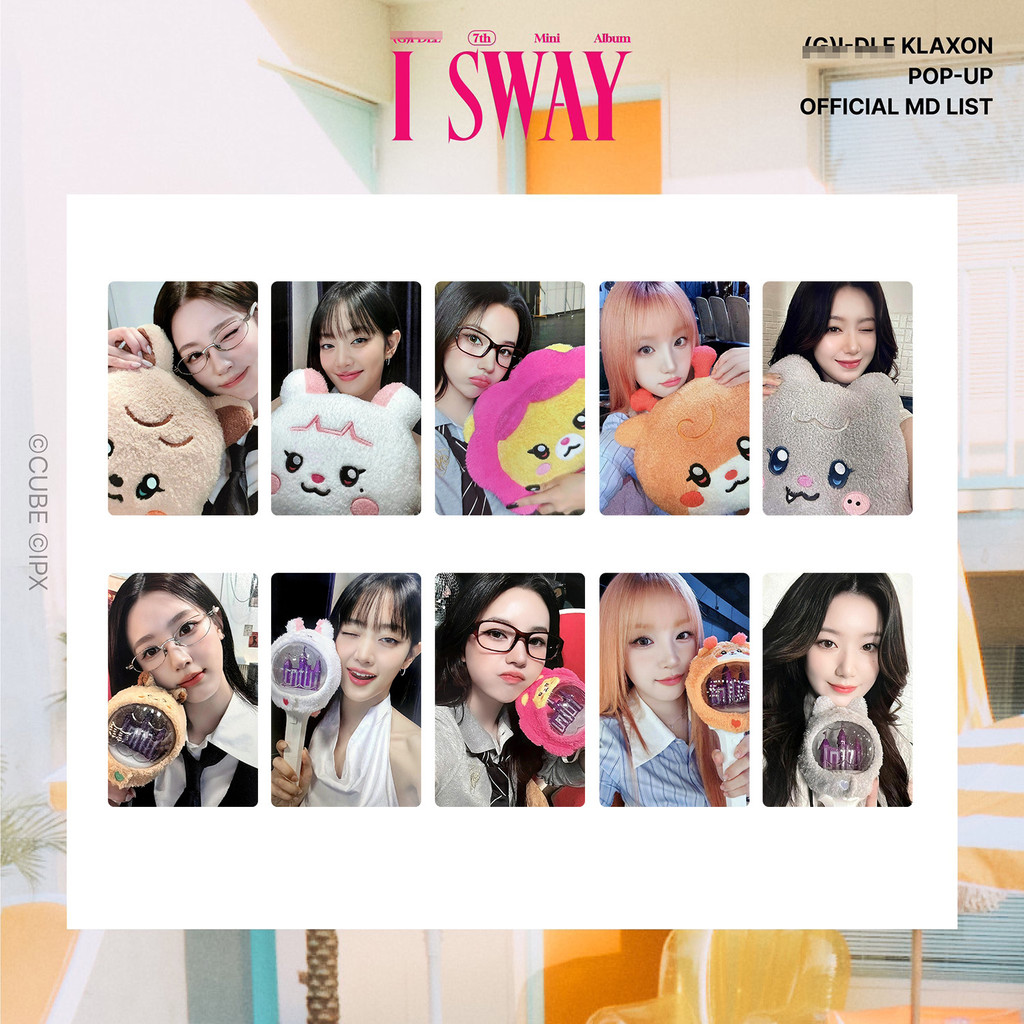 5-8 ชิ้น/เซ็ต GIDLE I SWAY Lomo Card 7th Mini อัลบั้ม POP-UP Store Photocards (G) I-DLE YUQI MINNIE 