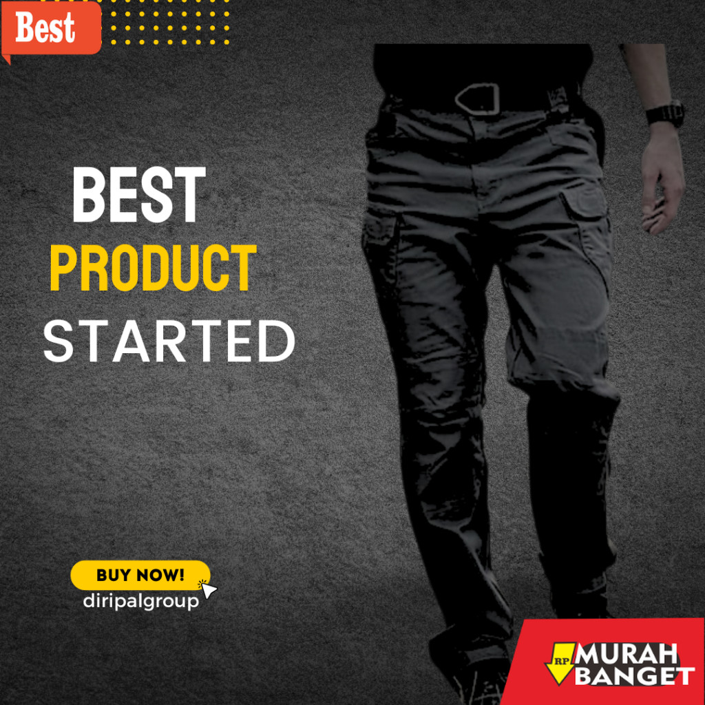 กางเกงคาร์โก้ขายาวผู้ชาย TACTICAL BK PANTS/ TACTICAL PANTS/ CARGO/ PDL