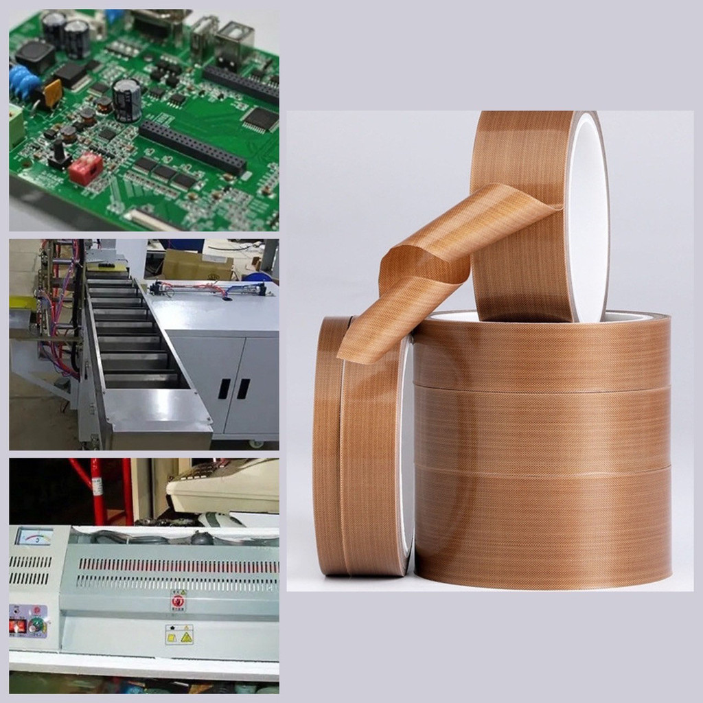 🔺 เทปเทฟล่อน ทนความร้อน เทปซีล เทปผ้าใยแก้ว ยาว 10 เมตร Teflon Tape เครื่องซีล รุ่นอัพเกรด ทนอุณหภูมิสูง 280 องศา 🔺