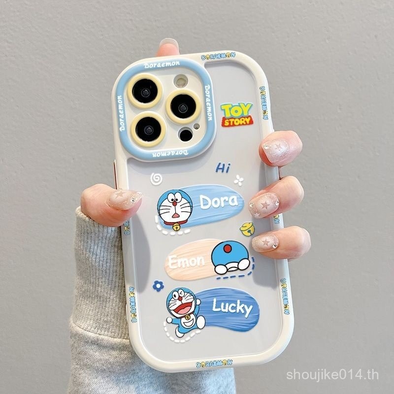 การ์ตูนโดราเอมอน Apple 14PROMAX เคสมือถือ iphone13รวมทุกอย่าง12อะคริลิค11 /xs กันกระแทก