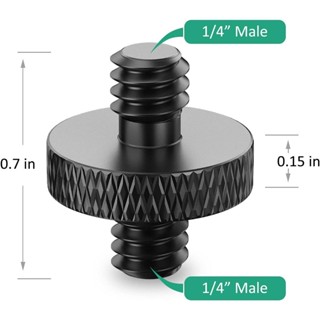 1/4 ชาย 1/4 ชายเกลียวขาตั้งกล้องสกรูอะแดปเตอร์สําหรับกล้องขา…