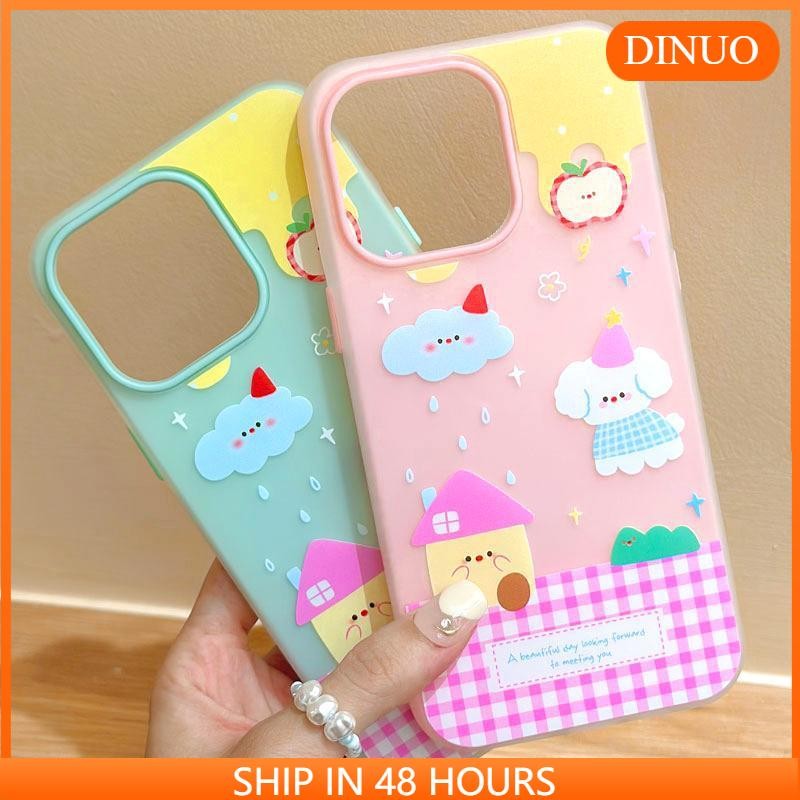 สุนัขผิวรู้สึกเยลลี่เคสโทรศัพท์เหมาะสําหรับ iphone16/15/14promax/13/12/11/XR/XS/X/XSMAX-DINUO