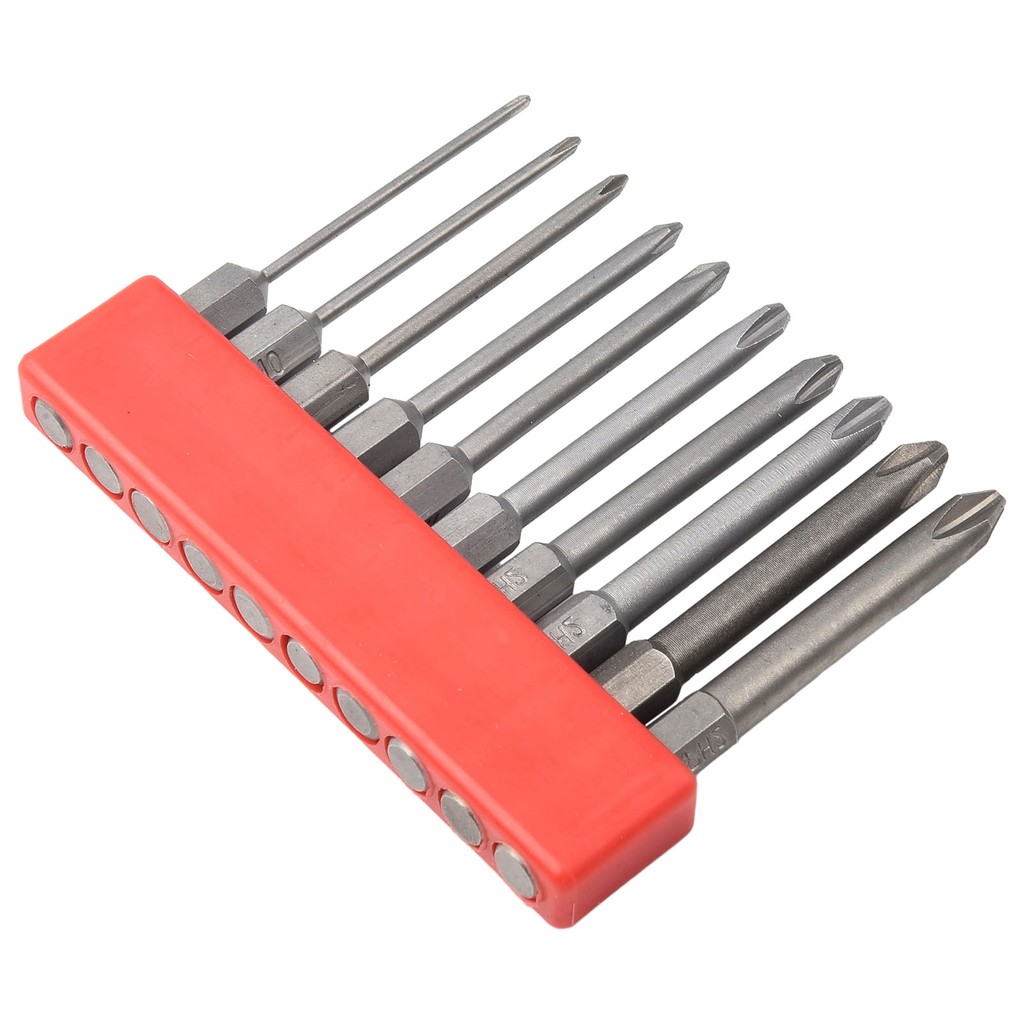 [LSAR] 10pcs 65 มม.แม่เหล็ก 1/4 นิ้ว Hex ไขควงไฟฟ้า Cross Bits PH00 PH0 PH1 PH2