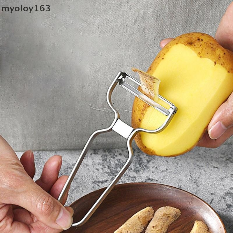 Myoloy สแตนเลสเครื่องขูดกะหล่ําปลี Peeler ผักผลไม้สลัดเครื่องตัดมันฝรั่งเครื่องตัดกะหล่ําปลีเครื่องมือทําอาหารอุปกรณ์ครัว TH