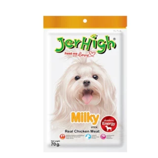 Jerhigh Stick ขนมสุนัข เจอร์ไฮ อาหารสุนัข ขนาด 50-60 กรัม