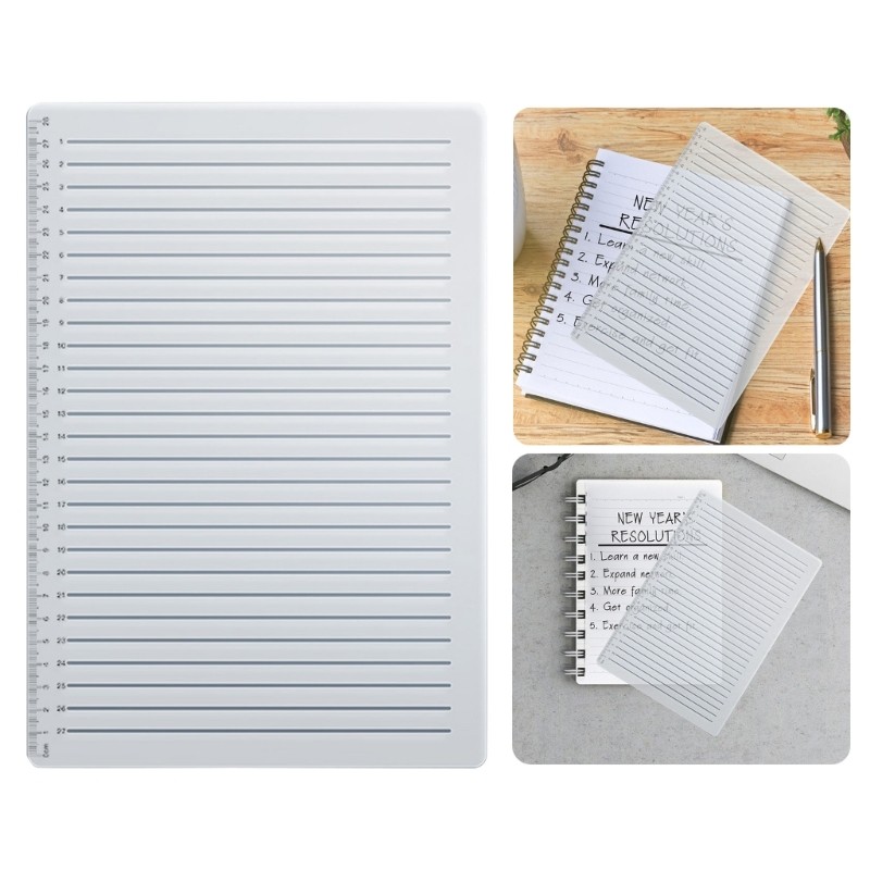 smile* Line Drawing Stencil Straight Line Stencil Template Writing Guide Template ไม้บรรทัดวัด