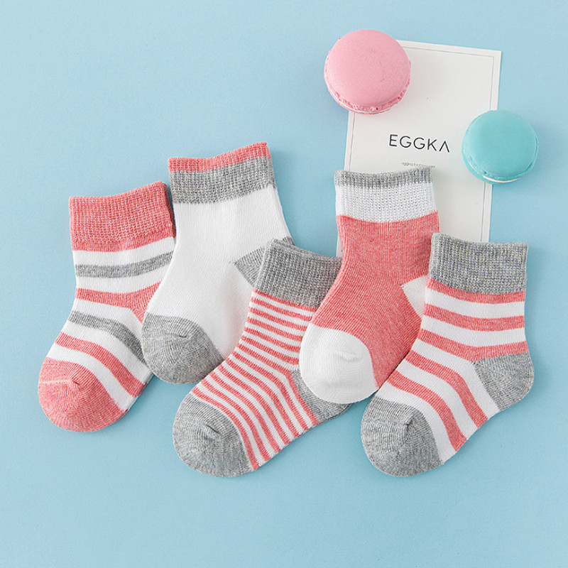 5 คู่ผ้าฝ้ายเด็กถุงเท้าเด็กเด็กสาวถุงเท้าน่ารักการ์ตูนสัตว์ออกแบบ เลือนหายไป นุ่มทารกถุงเท้าเด็ก 0-6 ปี - รูปที่ 7