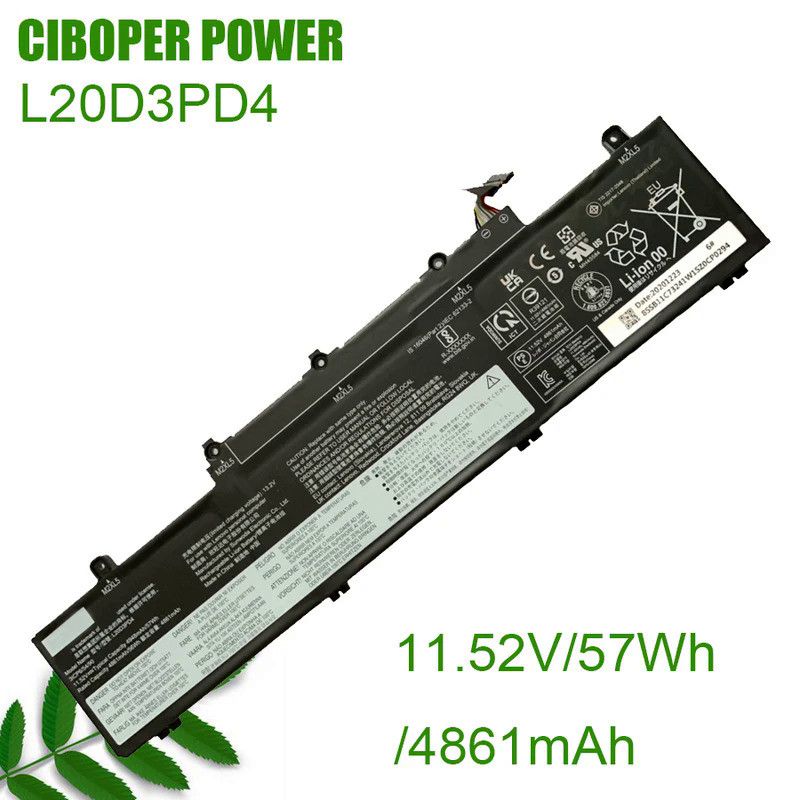 CP Genuine Laptop Battery L19M3PD5 For Thinkpad E14 E15 Gen 2 Gen 3 L19C3PD5 ​L19M3PD5 ​L19L3PD5 ​L2