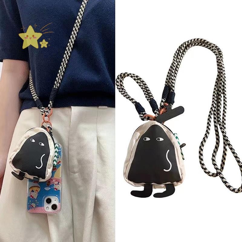 [JBTH] กระเป๋าใส่เหรียญการ์ตูนสายโทรศัพท์น่ารักcrossbody Anti Lostเคสโทรศัพท์จี้เชือกเส้นเล็ก [JB]