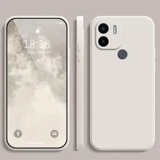เคส Redmi A2 Plus / A1+ สีทึบ Redmi A1 Plus / A2 + เคสซิลิโคนป้องกันการตกสีธรรมดาเรียบง่าย YT