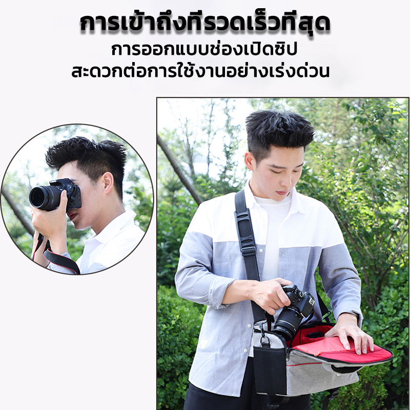 KAISER กระเป๋ากล้อง กระเป๋าเก็บกล้อง กระเป๋าใส่กล้องถ่ายรูป พร้อมส่ง dslr Camera bag สำหรับ DSLR SLR Canon Nikon SONY